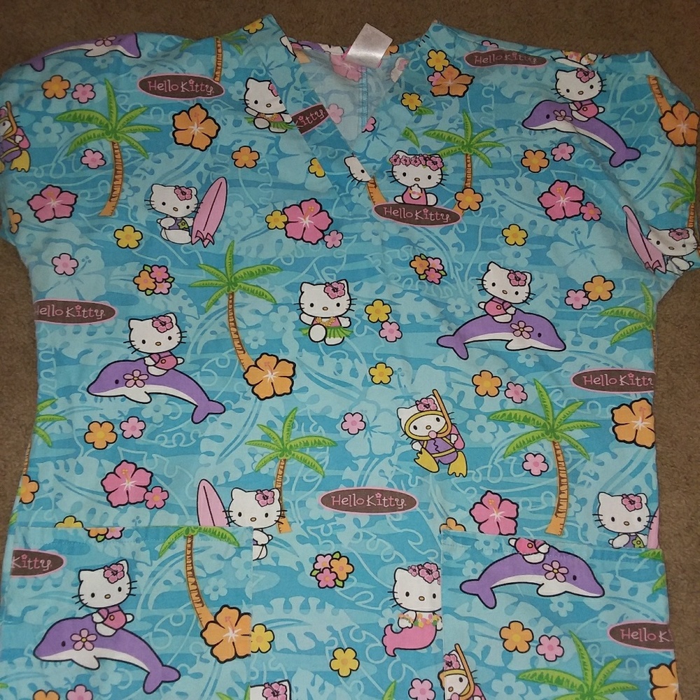 Scrub tops - lot of 4